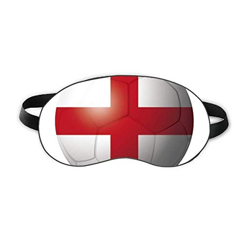 Англија Национално знаме фудбалски фудбалски сон за спиење на очите мека ноќно следење на слепите сенка