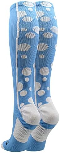 Madsportsstuff polka dots атлетски чорапи со мекобол фудбал одбојка