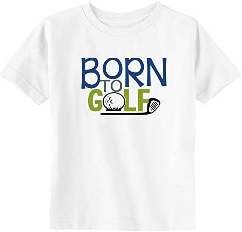 Мали лутани родени во голф забавно спортско дете и младинска маица за голф