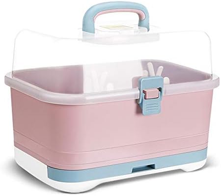 Багажник за Сушење Шишиња за Шишиња за бебиња, Кутија За Складирање Шишиња За Шишиња За Бебиња, Решетка За Сушење Садови За Бебиња, Кутија