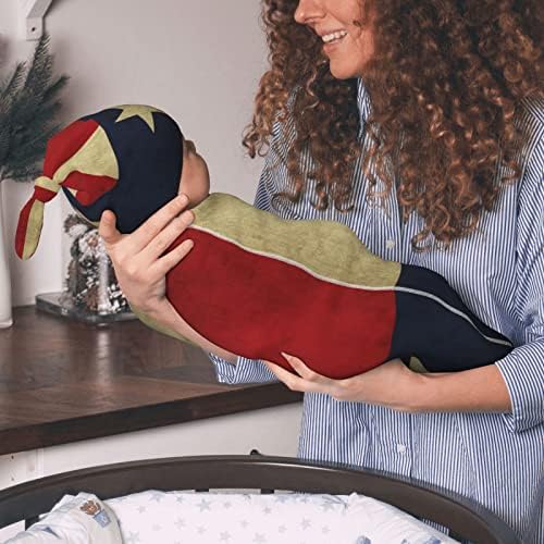 Логмор Тексас Осамено starвезда на државата знаме Модела Бебе новороденче ќебе со сет на капачиња, памук примамки за спиење