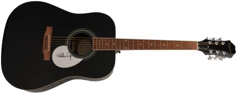 Пол Стенли потпиша автограм со целосна големина Гибсон епифон Акустична гитара w/ Jamesејмс Спенс автентикација JSA COA - The StarChild of Kiss