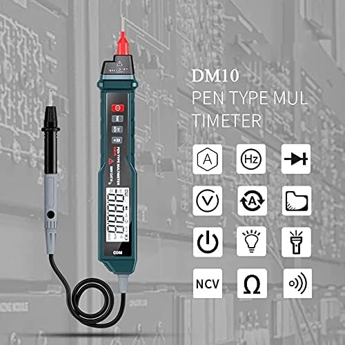 ZYZMH DM10 тип на пенкало Дигитален мултиметар CV/DCV детектор на напон на рачен тестер за континуитет на отпорност