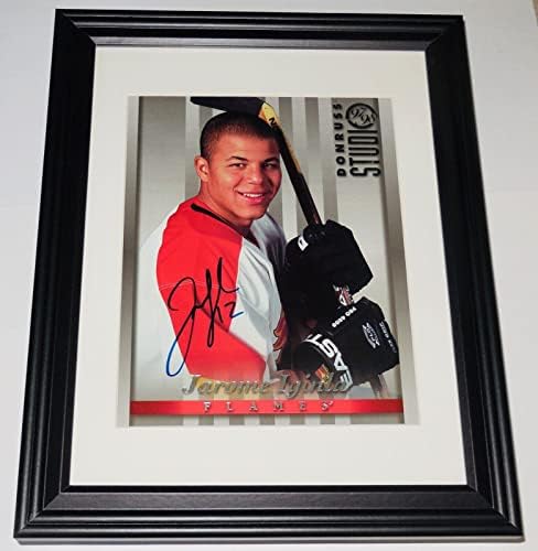 Јароме Игинла автограмираше 8x10 Фотографија во боја - Калгари Флејм! - Автограмирани фотографии во НХЛ