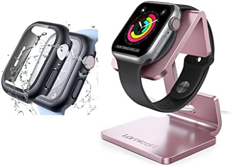Пакет - Стенд на Lamicall Apple Watch и водоотпорен случај за Apple Watch