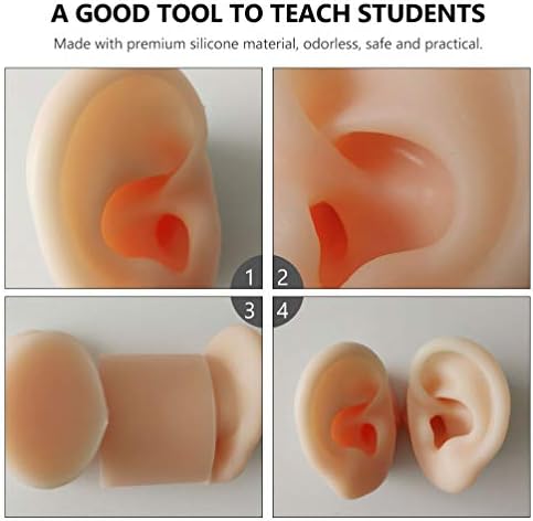 Toyandona алатка пар човечки уво модел силиконски модел на 3D уво за учење за вежбање на уши