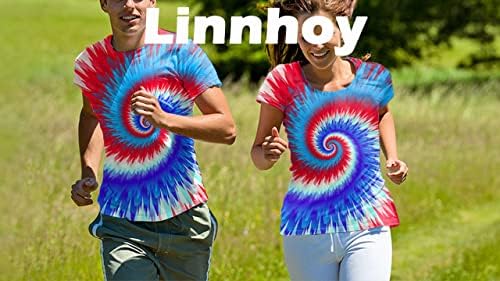 Женски кошули за мажи во Линхој Унисекс 3Д графички печати модни маици за возрасни тинејџери новини обични типови на врвови со