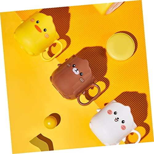 Ultechnovo 10 парчиња детска пластична кригла жолто дете симпатична чаша за миење на устата