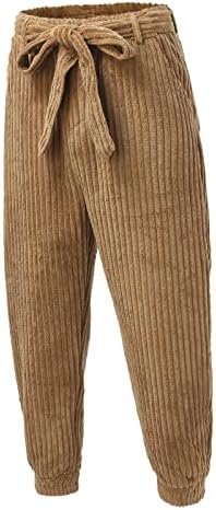 Машки панталони за машка зимска цврста плишана лабава панталони со појас обични панталони момче чорап