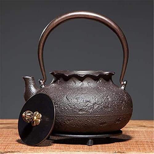 Креативна едноставност јапонски леано железо Тетсубин чајници чајници за пари за пари Дизајн рачно изработено железо чајник 1.2L