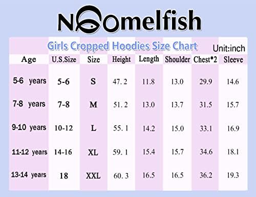 Noomelfish Девојки сјајни шарени искачени дуксери со долги ракави на врвови на суровини пулвер за џемпери