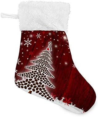 Алаза Божиќни чорапи Класичен персонализиран персонализирани мали декорации за порибување за семејни сезонски празници за забави