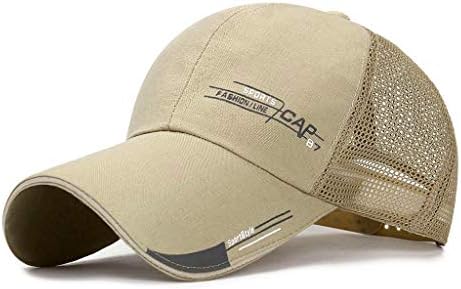 Унисекс надворешни капи за жени мажи мрежи за бејзбол капа, прилагодливи капачиња за камиони за камиони за водење на отворено спортско хип-хоп