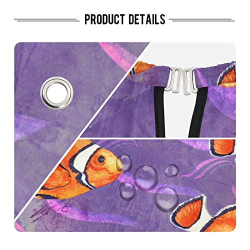Професионални Бербер Кејп &засилувач; Брада Престилка 2 во 1-Кловн Риба Пурпурна Коса Сечење Наметка со 2 Вшмукување Чаши, Вода