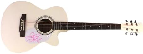 Кели Кларксон потпиша автограм со целосна големина акустична гитара w/ James Spence JSA Автентикација - Американска идол убавина,