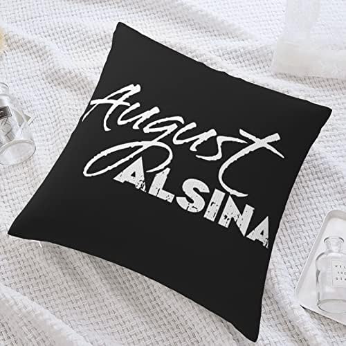 Перница за лого на Халао Август Алсина со патент мека и удобна погодна за украсување на ентериер за канцелариски софа