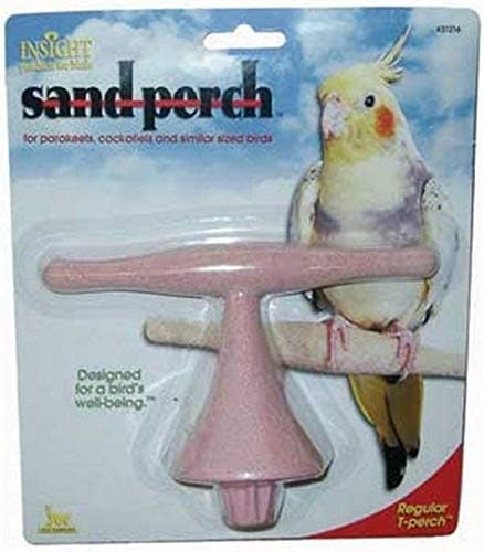 JW Pet Company Insight Sand perch t perch додаток на птици, мали, бои се разликуваат