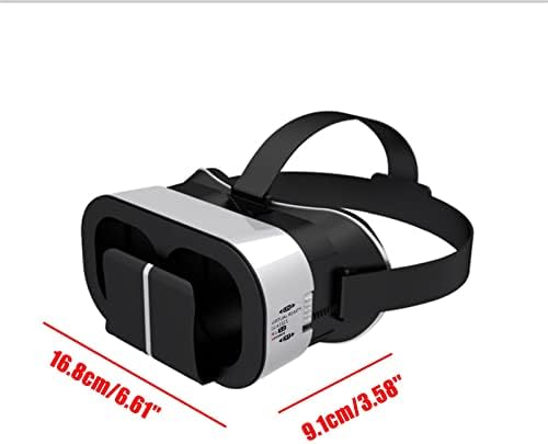 VR Слушалки, 3d Очила За Слушалки ЗА Виртуелна Реалност Компатибилни со iOS И Android ЗА 3D Игри И VR Видеа, Преносни VR Дигитални Очила Слушалки