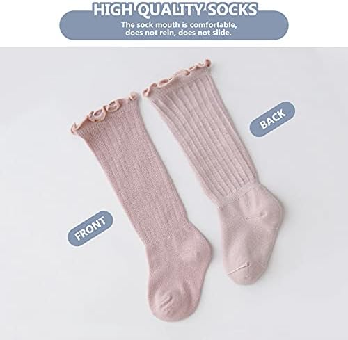 Апоне Фату бебе колено високи чорапи новороденчиња новороденчиња мали деца памучни униформни чорапи топли памучни момчиња девојчиња чорапи
