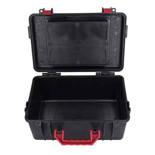 Кутии со алатки црни мултифункционални хардверски кутии за алатки преносни повеќенаменски организатор пластични кутии за складирање кутии за