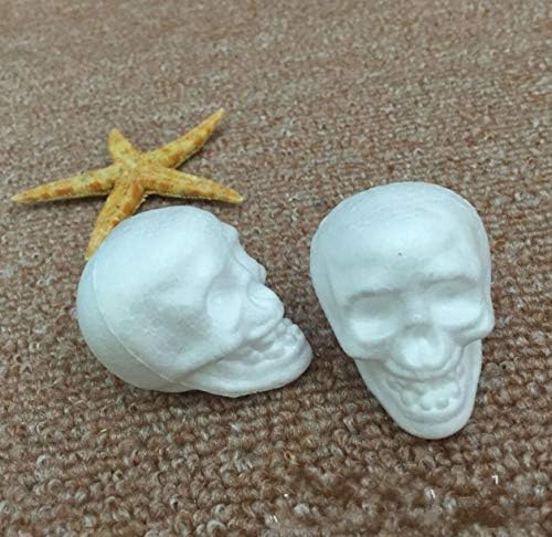 150-пакет DIY полистирен стиропор за Ноќта на вештерките за занаетчиски занаетчиски череп