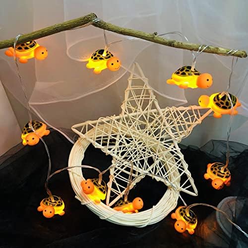 Симпатична желка ноќни светла 10 метри жици на желка 20 LED златни желки самовила за самовила за деца домашни права Божиќна Ноќта на вештерките