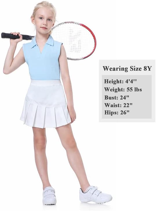 Девојки тениски здолништа Атлетски голф училиште навивачки скитници со џебови од шорцеви, плетено еластично здолниште