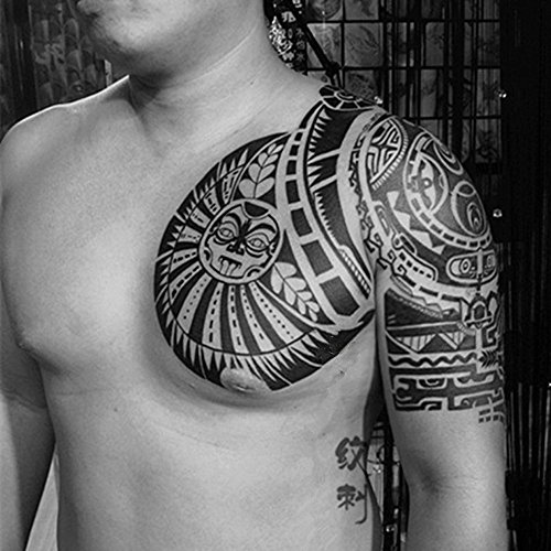 кул Обрасци Налепница За Сонце гради и Рамо Водоотпорни додатоци Мали Тетоважи Дизајни