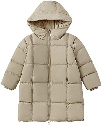 Детско дете бебе девојчиња момчиња зимско топло густо цврсто памук со долги ракави, облечена јакна од палто за облека 4Т деца руно