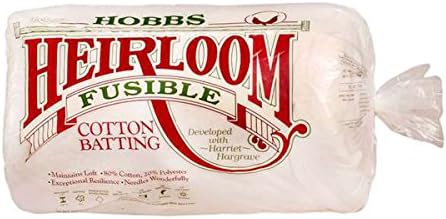 Hobbs Batting Heirilloom Premium Fusible памук мешавина 45in x 60in