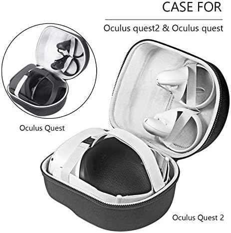 Oculus Quest 2 Case, преносна тврда торбичка за заштитени кутии за складирање торбичка за носење кутија за носење за vr слушалки и додатоци