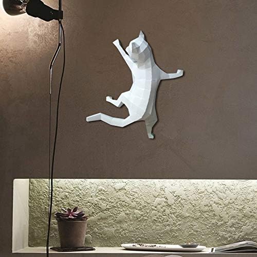 Орнамент занаетчиски куки Декорација DIY мачка wallид 3Д виси креативно стерео рачно изработено DIY модел Дома украс