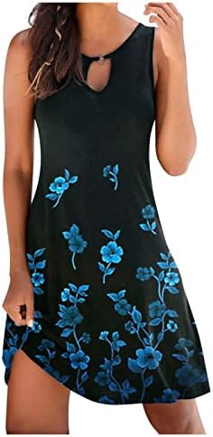 Фрагрн летна облека за жени 2023 година, женски обичен моден цветен отпечаток од рамо на рамо на елегантен фустан на половината