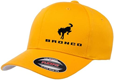Лого на Форд Бронко Нова странична панел целосно извезена флексибит 6277 атлетски бејзбол опремена капа капа