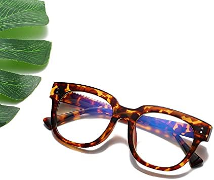 Беви Сина Светлина Блокирање Очила Стилски Очила За Читање Лупи За Мажи И Жени