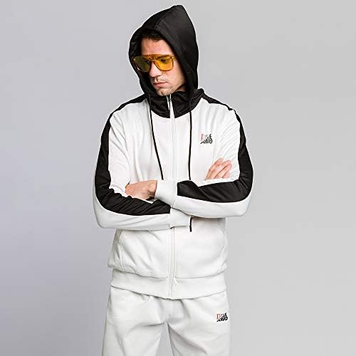 Lbl машки 2 парчиња облека за костуми спорт спорт на отворено активна облека за џогирање на џогирање со потта