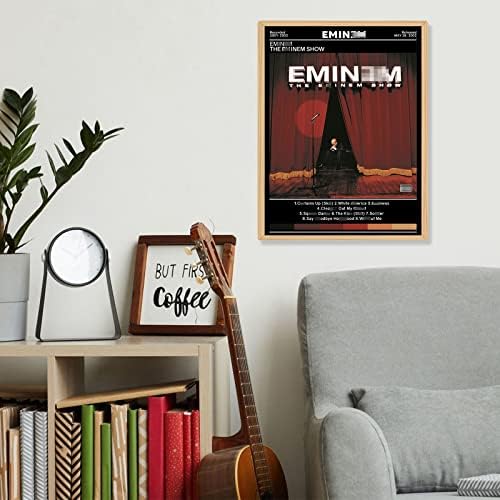 Постер Еминем - 12x16 инчи рамка за стилски стилски декор естетски постер музички албум гроздобер постер спална соба дневна соба