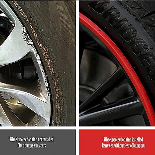 ЕЕБИ 16-20 '' ДИАМЕТЕР ЦЕЛ за заштита на автомобили, Универзален гуми за гуми од 4, се вклопува за сите модели ， Заштита на тркала за заштита