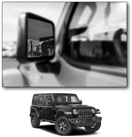 Огромна огледала за слепи точки- компатибилни со 2007 година-присутен Jeep Wrangler | Огледала на слепи точки компатибилни со Jeep Wrangler JK