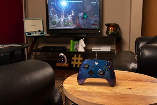 PowerA Подобрен Жичен Контролер За Xbox One - Космос Маглина, gamepad, жичен контролер за видео игри, контролер за игри, Xbox One,