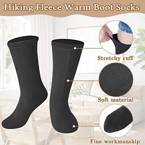4 пара воени чизми за подигање чорапи зимски топло руно чорапи за жени за жени воени пешачки облоги за чорапи чорапи за спорт на