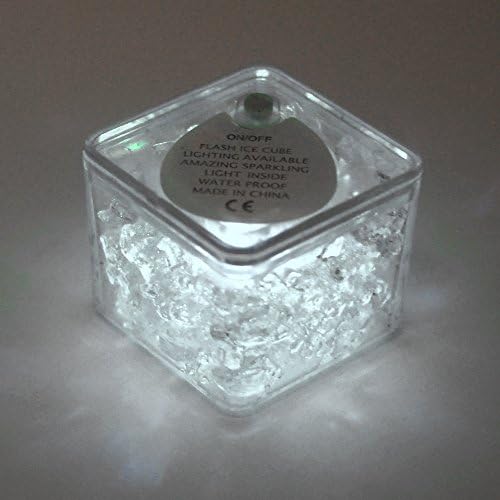 Homeford LED коцки за мраз водени во вода потопени основни светла, 12-парчиња