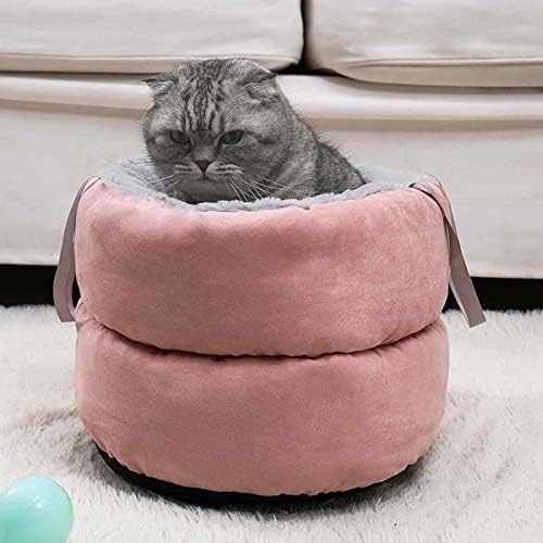 Преносна симпатична торба за спиење на слатки мачки и само-игра што виси врата од глувци, играчки со глувци, надградба на пријатна