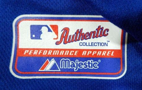 2003-04 Montreal Expos Dave Huppert 70 игра користена Blue Jersey BP ST XL 828 - Игра користена МЛБ дресови