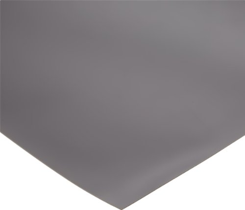 Најлон 6/6 лист, непроирна црна, стандардна толеранција, ASTM D5989, 1/8 Дебелина, 12 ширина, 12 Должина
