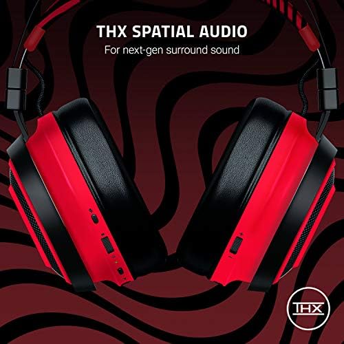 Razer Nari Ultimate Wireless 7.1 Слушалки за игри со опкружувачки звук: Thx Audio & Haptic Feedbe - Auto -Adjust Headband - Chroma
