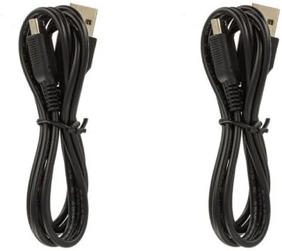 Wovte USB полнач за полнач за напојување за Nintendo 3DS/DSI/DSIXL пакет од 2