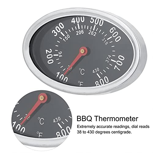 Анти-Рѓосан Термометар За Скара Термометар Алатка Отпорна На Абење За Домашен Двор Готвење На Отворено За Готвење Храна