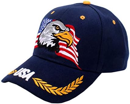 Везени американски бејзбол-капа од САД-знами