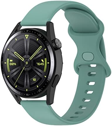 Yoobuu 22мм силиконски замена за замена за Garmin Vivoactive 4, Venu 2, Samsung Gear S3 Frontier, Galaxy Watch 46mm/Watch 3 45mm, фосилен Gen
